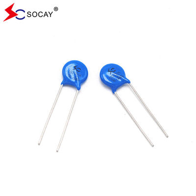 10D سلسلة أكسيد المعدن فاريستور 10D820K / 10D820KJ Ф10mm 135VC الطاقة المسجلة 0.4W