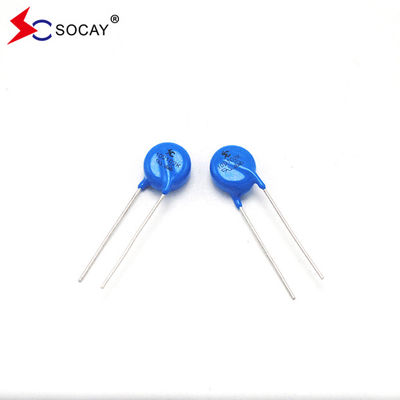 10D سلسلة أكسيد المعدن فاريستور 10D820K / 10D820KJ Ф10mm 135VC الطاقة المسجلة 0.4W