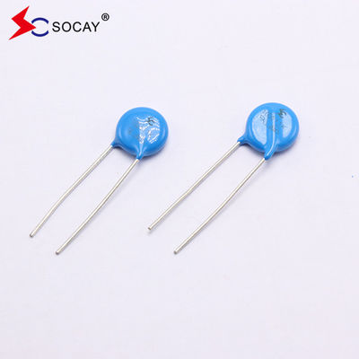 10D سلسلة أكسيد المعدن فاريستور 10D820K / 10D820KJ Ф10mm 135VC الطاقة المسجلة 0.4W