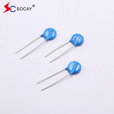 10D سلسلة أكسيد المعدن فاريستور 10D820K / 10D820KJ Ф10mm 135VC الطاقة المسجلة 0.4W