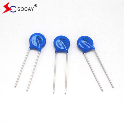 10D سلسلة أكسيد المعدن فاريستور 10D820K / 10D820KJ Ф10mm 135VC الطاقة المسجلة 0.4W