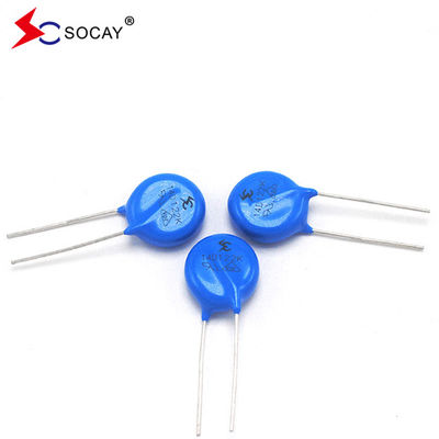 ف14mm أكسيد المعدن Varistor 14D820K / 14D820KJ لتطبيقات الجهد المستمر المنخفض