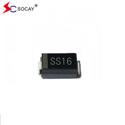 حزمة SMD 60 فولت Schottky المصلح SS16A Schottky Diode DO-214AC