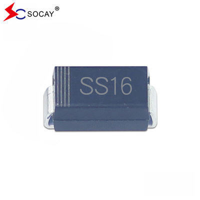 حزمة SMD 60 فولت Schottky المصلح SS16A Schottky Diode DO-214AC