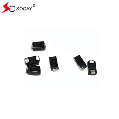 30 فولت 3A 100A 500pF شوتكي ثنائي حاجز SS33A في DO-214AC ((SMA) حزمة