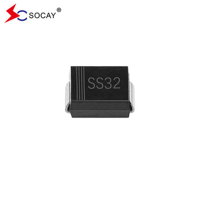 3A SMB حزمة زيادة شوتكي محولات الحاجز SS32B مع 20 فولت الجهد العكسي